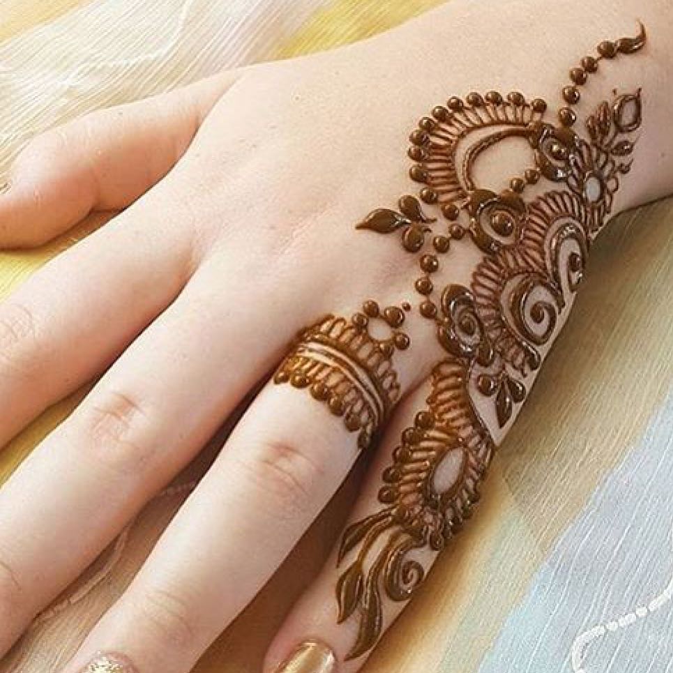 رسومات نقش حناء لليدين في العيد الراقية رسومات نقش حناء لليدين في العيد الراقية