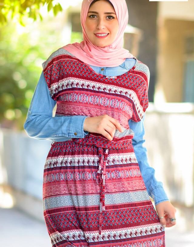  احدث ملابس محجبات كاجوال فى العيد 