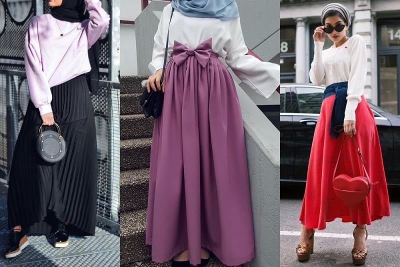 تنانير طويلة موضة 2018
